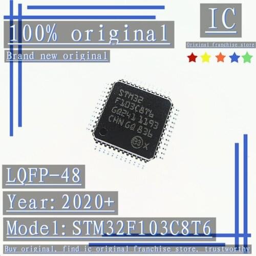 2020+100% Brand new original 1PCS-5PCS STM32F103C8T6 LQFP-48 ARM Cortex-M3 32-bit Microcontroller-MCU