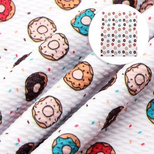 50*145cm Food Heart Jacquard Twill Bubble Knit Fabric Sewing Quilting Fabrics Quality for Needlework DIY,c10919