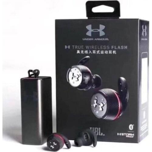 Under Armour True Wireless Bluetooth Wireless In Ear Earphone Retractable Charger Box