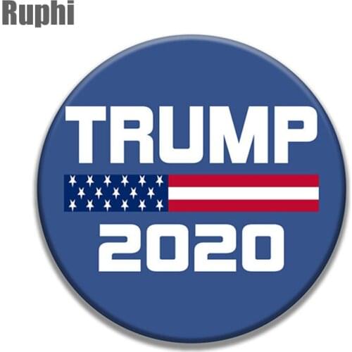 US President Trump Brooches Donald Trump general election flag badge pin trump new election commemorative badge