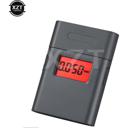 Digital Alcohol Tester Remind Driver with 360 degree Rotating Mouthpiece Breathalyzer Alcohol Tester Safety in roadway