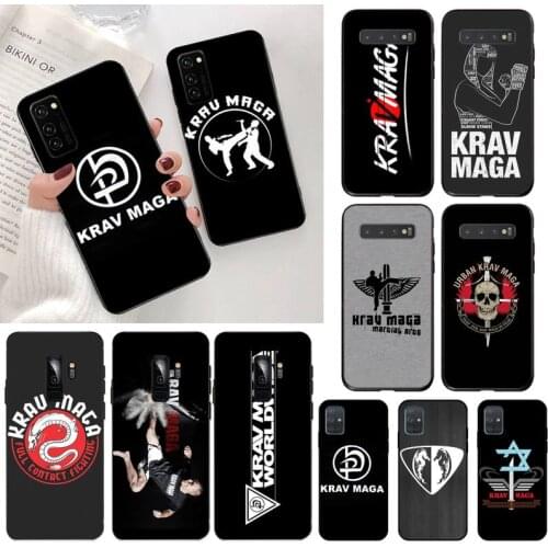 CUTEWANAN Israel Krav maga Phone Case for Samsung S20 plus Ultra S6 S7 edge S8 S9 plus S10 5G lite 2020