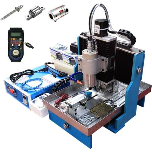 DIY cnc 3040 linear guideway engraving machine 2.2kw usb 3axis 4axis metal router steel table mach3 software Nema23 motors