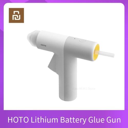 HOTO Hot Melt Glue Gun, 4V, Lithium Battery, Cordless Glue Glue, With Glue Stick 125mm, Home DIY Tools, Hand Craft Tools