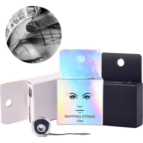 Tattoo Microblading Mapping String Pre-Inked Eyebrow Marker thread Tattoo Brows Point Line Tool Eyebrow Pencil Marking Line