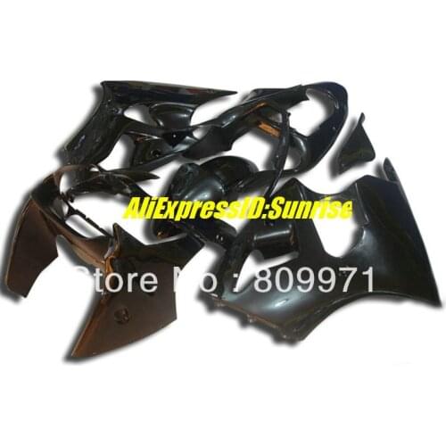 Injection mold Fairing for KAWASAKI Ninja ZX6R 636 2000 2001 2002 ZX 6R ZX6R 00 01 02 ABS All gloss black Fairings set+Gifts