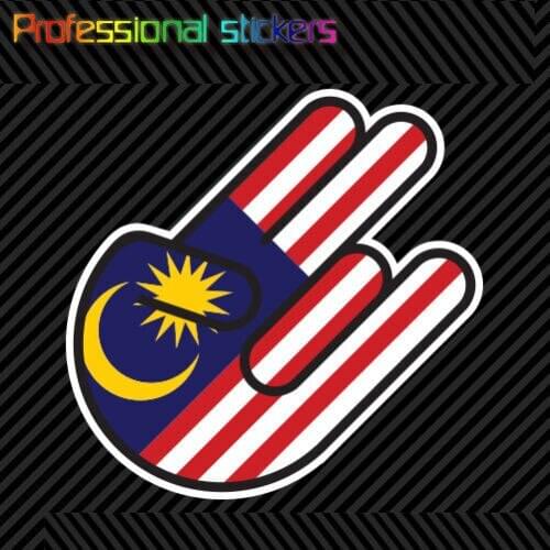 Malaysian Shocker Sticker Die Cut Decal Self Adhesive Vinyl Malaysia MYS MY Stickers for Motos, Cars, Laptops, Phone