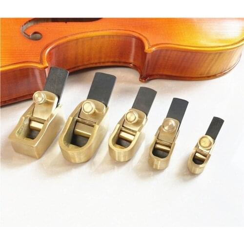 Wood Working Mini Plane Brass Luthier Tools 4PCs Convex Planes and 1 PC Flat Plane DIY Finger Plane
