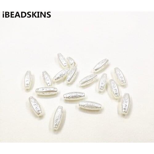 New arrival! 18x7mm 1100pcs Imitation pearls cylinder shape beads for Necklace,Earrings parts,hand Made Jewelry DIY