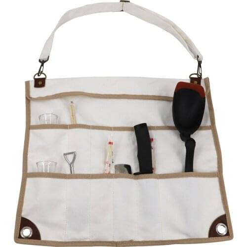 Picnic Tableware Storage Bag Barbecue Cutlery Organizer Outdoor Camping Picnic Hanging Holder Bags Cooking Utensil Organizer