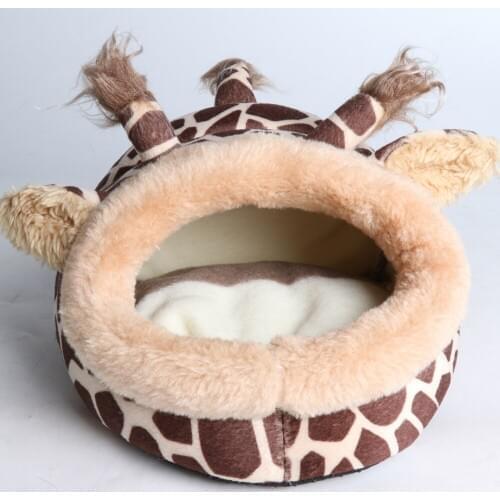 Plush Soft cat Small dog House Bed Cage for dogs Mini Animal Mice Rat Nest Bed Hamster House Small Pet Products