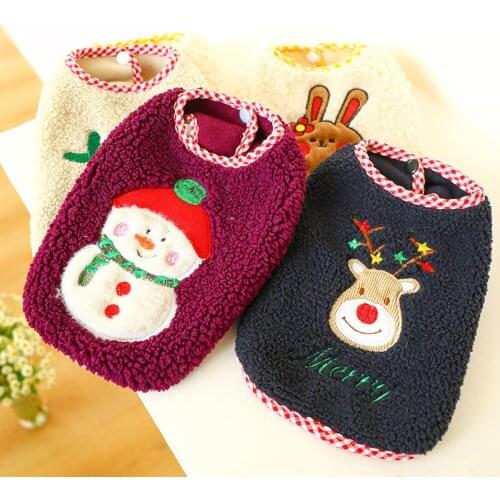 Pet Christmas Clothes Dog Winter Jacket Vest Maltese Chihuahua Dachshund Pug Puppy Clothes Designer Wholesale Dog Clothing 2022