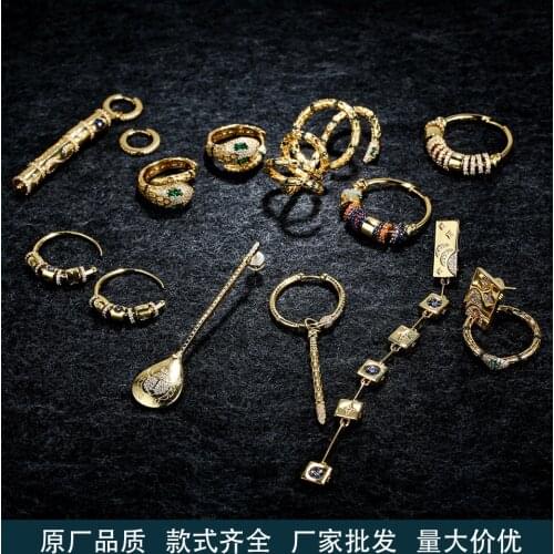 Lidu High Quality 925 Silver Snake Transfer Earrings Exquisite Monaco Ornaments To Send Friends As Gifts