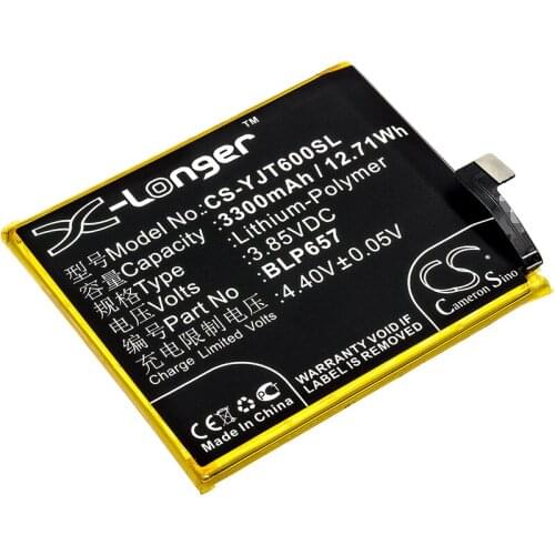Cameron Sino Mobile SmartPhone Replacement Li-Polymer Battery 3300mAh For BLP657 Motorola 6, 6 Dual SIM, 6 Dua Free Tools