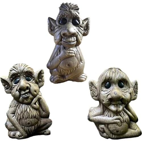 Garden Ornaments Decor Unique Statue Patio Barbarian Figure Lawn Decoration