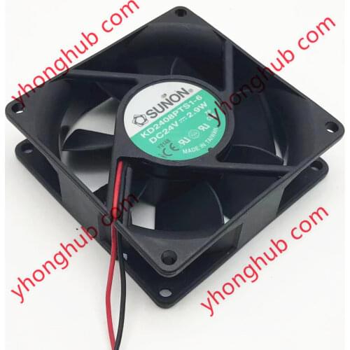 SUNON KD2408PTS1-6 DC 24V 2.9W 80x80x25mm Server Cooling Fan