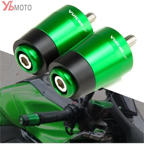 High-Quality Motorcycles CNC Handlebar Grips Handle Bar Ends plug Anti Vibration For KAWASAKI Vulcan S 650 2015-2019 2018 2017