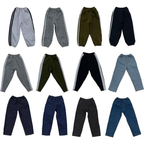 1:6 Scale Male Figure Jeans Pants for 12" Action Figure Dolls