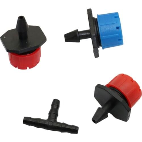 8 Holes Watering Dripper Garden Agriculture Sprinkler for 4/7mm hose Drip irrigation system Watering Dripper 200 Pcs