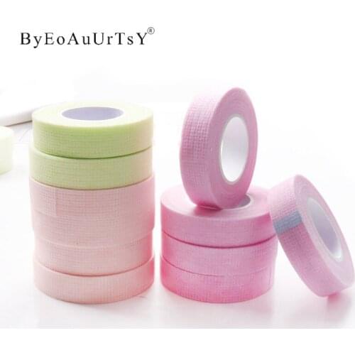 24Rolls Eyelash Extension Lint Free Eye Pads Paper Under Patches Tool for False Lash Patch Medical Eyelash Sticker Tape