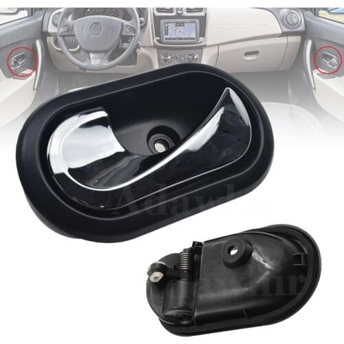 Car Interior Door Handles Inside Inner Door Knob for Renault Logan/Duster 2012-2016 8200733848 8200733847