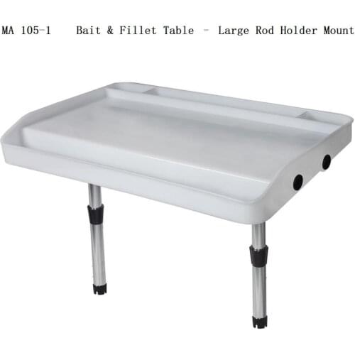 Large Bait & Fillet Table 700*400mm Rod Holder/Rail/ Lock Fast Holder Mount Boat Fishing MA 105