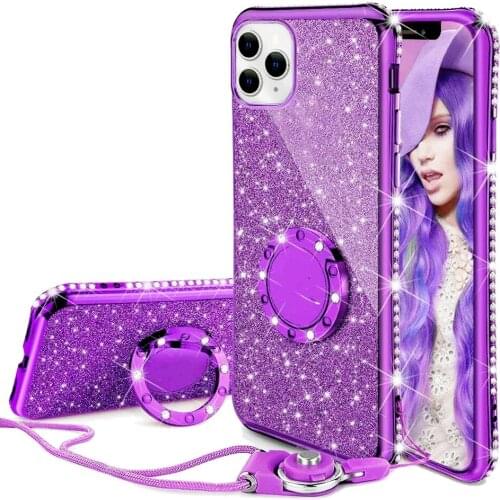 Diamond Glitter Bling Case For Huawei Y5P Y6P Y7P Y8P Y5 Y6 Y7 Y9 Prime 2018 2019 Y6S Y9S Nova 7 7i 7SE 8SE 5T 3i 3E 4E 2S Cover