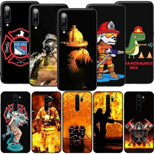 GX69 Firefighter Heroes Fireman Case for Xiaomi Note 10 8Lite CC9 9 9T 10T A1 A2 A3 5X 6X F1 Poco F2 X3 NFC M3 Pro Lite
