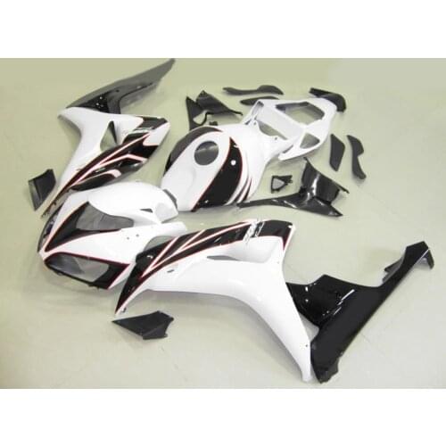 Body parts for H white black fairings CBR1000RR 06 07 motorcycle fairing kit CBR 1000RR 2006 2007