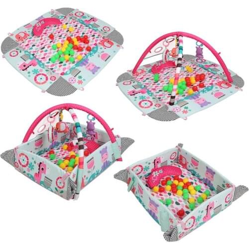 Play Mat Baby Carpet Puzzle Mat With Ocean Balls Educational Rack Toys Infant Newborn Fitness Crawling Mat Gift For Kids Gym HWC