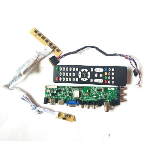 For LP156WF4-SLB1/SLB2/SLB3/SLB4 universal DVB LVDS 40PIN 1920*1080 HDMI-Compatible VGA USB TV 3663 LCD Controller board