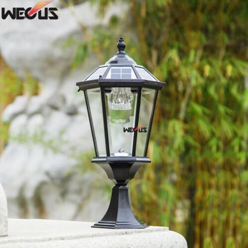 Home solar wall light waterproof outdoor villa lawn lamp,D24X52CM 2W