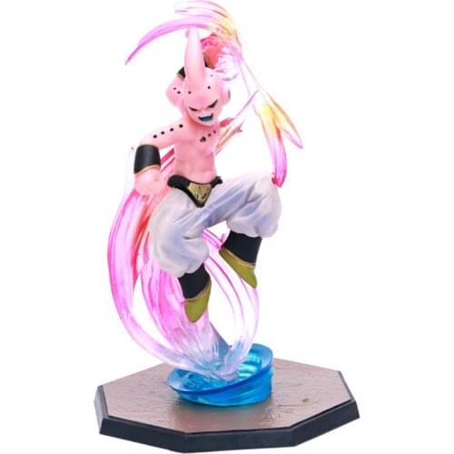 Dragon Ball Z Majin Buu 16CM Explosive Gas Effect PVC Figure Collectible Model Toy The best gift for children