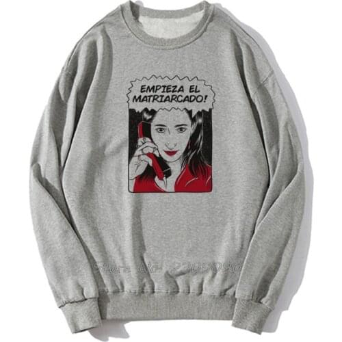 Nairobi The Matriarchy Begins Empieza El Matriarcado La Casa De Papel hoodies Money Heist Hoodie Men Sweatshirts Harajuku