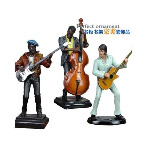 American country music figure decoration creative bookshelf Jingmei musical figure of USA country bar KTV desktop decoration