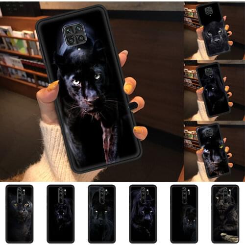 Animal Black Panther Soft Coque For Xiaomi Redmi Note 9S 9 8 8T 9C 9A Mi Poco M3 X3 NFC 9T 10T Pro 5G Phone Case Back Shell