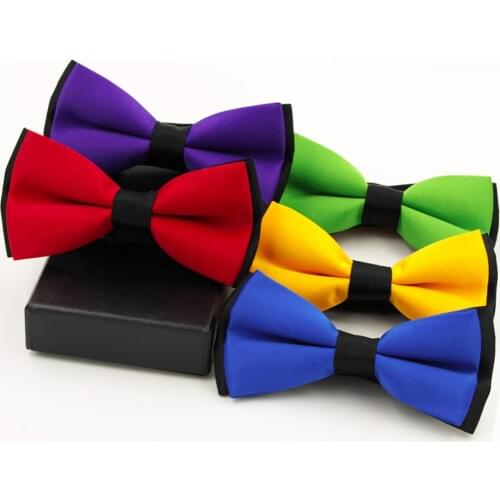 New Tuxedo Fashion Tie Adjustable Bowtie Polyester Wedding Prom Party Bow Tie For Men Black Cravat Gravata Node Butterfly