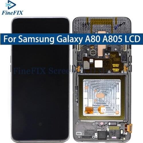 Oled Lcd For Samsung Galaxy A80 LCD Display Touch Screen Panel Digitizer Replacement For Samsung A80 A805 A805F Lcd