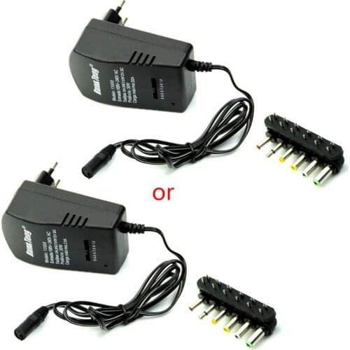 OOTDTY Universal EU AC/DC Adaptor Plug Power Supply 3V 4.5V 5V 6V 7.5V 12V DC Charger APR17_25