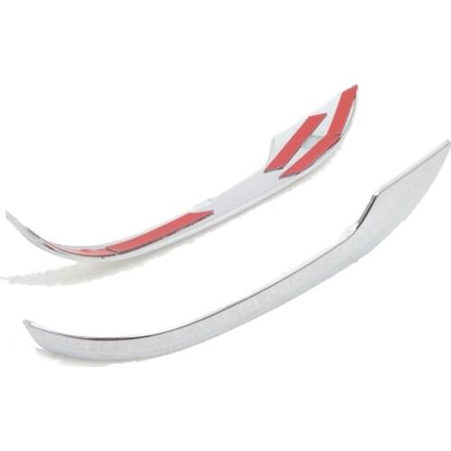 BBQ@FUKA Side Wing Mirror Molding Strips Cover For Suzuki SX4 S-Cross Crossover 2014-2018