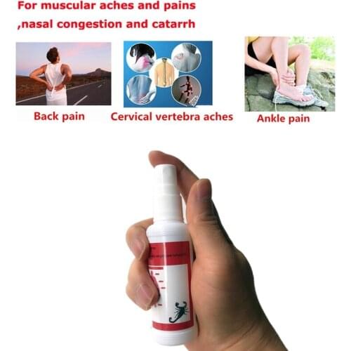 Lumbar Disc Bone Pain Relief Medicine Spray Analgesic Patch Rheumatism Arthrit Back Pain Medicated Massage Essential Oil 50ml