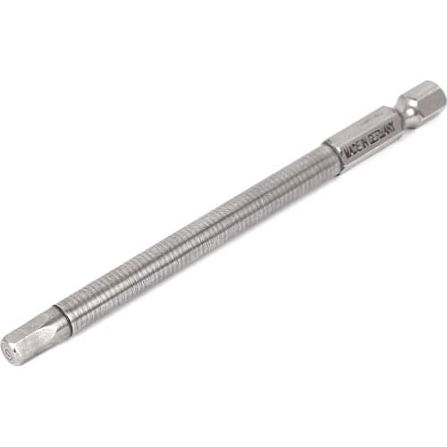 UXCELL 1/4" Hex Shank 100Mm Long 5Mm Hexagonal Tip Magnetic Hexagon Screwdriver Bit