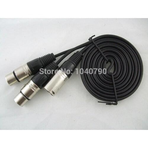 Male card nong nong to dual mother card microphone cable Tuning decca dragon line Audio line 5M 16ft