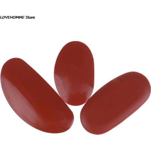 3Pcs/set Hand-made Sculpture Ceramic Clay Artist Auxiliary Art Special Tools Red Pottery and Clay Artist, Red Color
