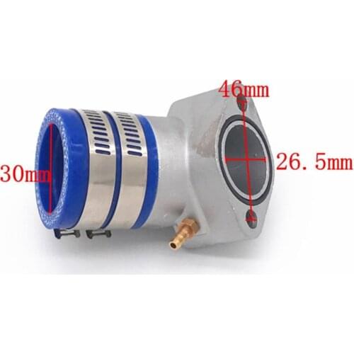 Silicone Motorcycle Carburetor Joint Boot Replacement with Gaskets for GY6/150cc/ATV