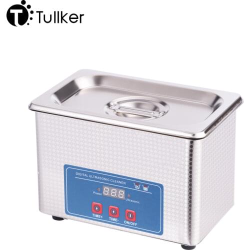 SUS304 Ultrasonic Cleaner 800ML Jewelry Manicure Remove Dirty Oil Eyeglasses Dental Ring Coin Ultrason Cleaning Bath Degreasing