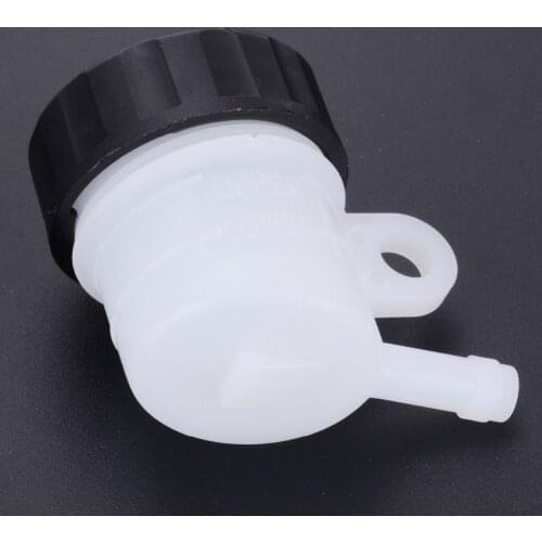 Mayitr 1pc Universal Motorcycle Brake Fluid Bottle ABS Plastic Motorbike Brake Reservoir Master Cylinder Oil Cup