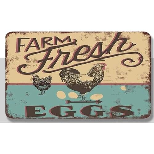 Retro Vintage Metal Tin Signs Animal Plaque Art Plate Customization Wall Decor