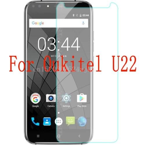 9H Tempered Glass For Oukitel U22 Smartphone 2.5D High Quality Screen Protector For Oukitel U 22 Protective Glass