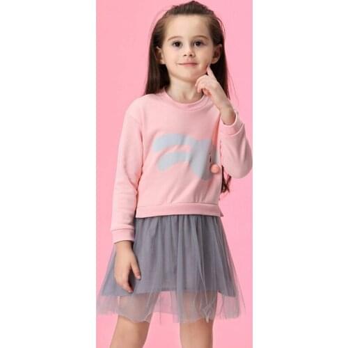 2-6Y girls long sleeve dress spring 2020 kids dresses for girls clothes cute baby girl princess dress children robe fille